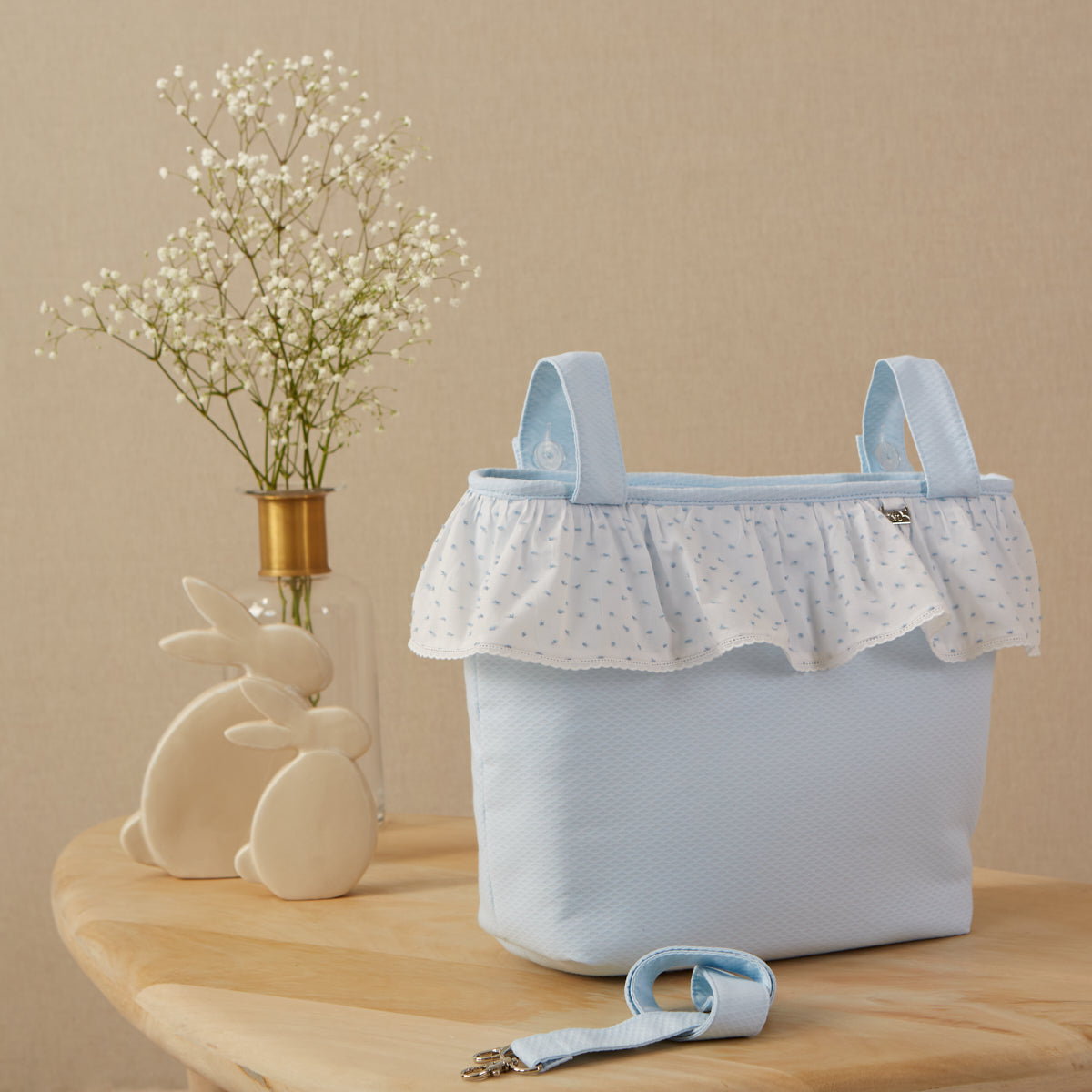 *MADE TO ORDER* Plumeti Tote Bag with Frill