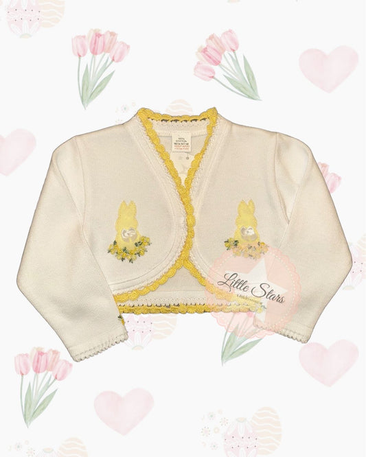 MADE TO ORDER Bunny Crochet Bolero Cardigan