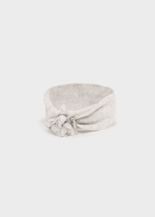 SS25 Mayoral Cream Headband & Bootie Set