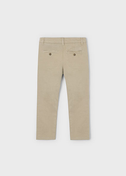 Mayoral Boys Smart Cotton Chinos | Beige, Grey & Navy Trousers (4–10 Years)