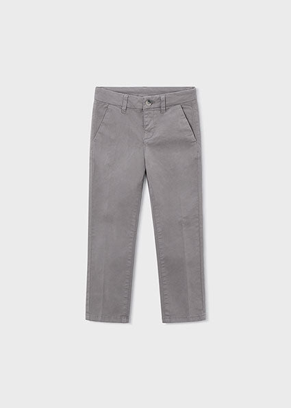 Mayoral Boys Smart Cotton Chinos | Beige, Grey & Navy Trousers (4–10 Years)