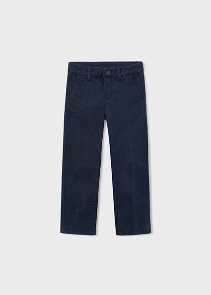 Mayoral Boys Smart Cotton Chinos | Beige, Grey & Navy Trousers (4–10 Years)