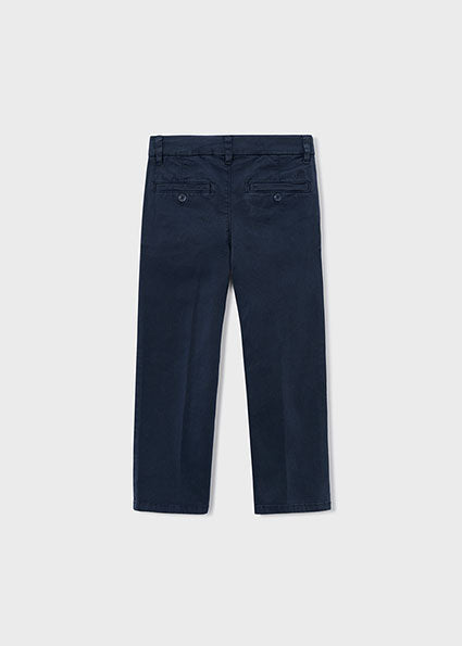 Mayoral Boys Smart Cotton Chinos | Beige, Grey & Navy Trousers (4–10 Years)