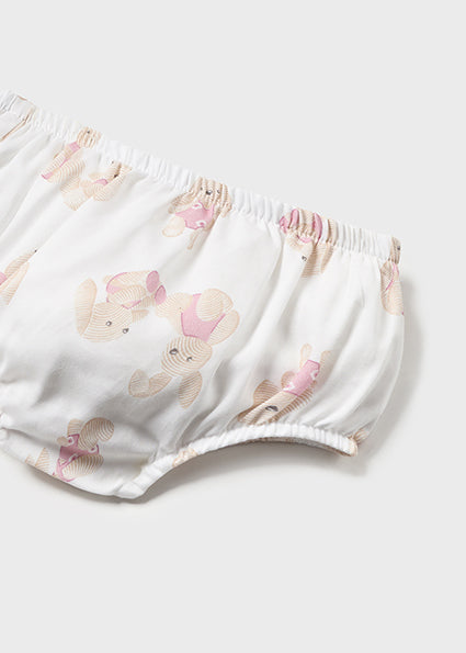 Mayoral Baby Pink Bunny Dress & Knickers
