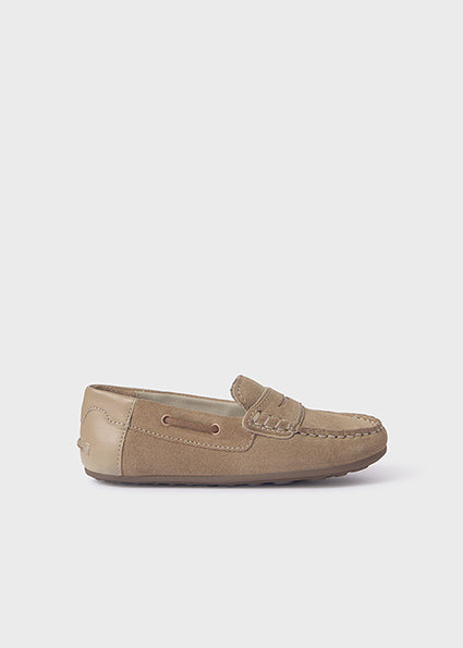 Mayoral Sand Suede Loafers