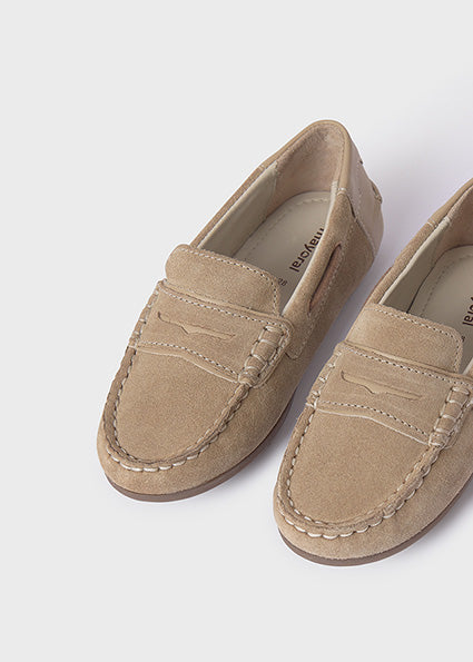 Mayoral Boys Sand Suede Loafers