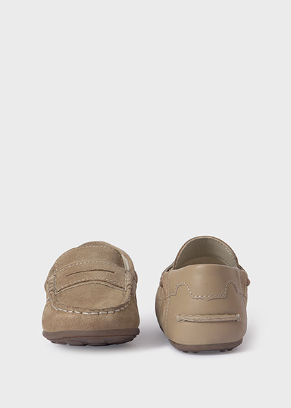 Mayoral Sand Suede Loafers
