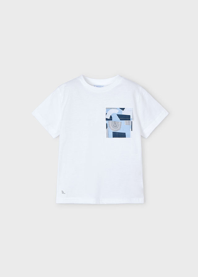 SS25 Mayoral Casual T-Shirt and Printed Shorts Set