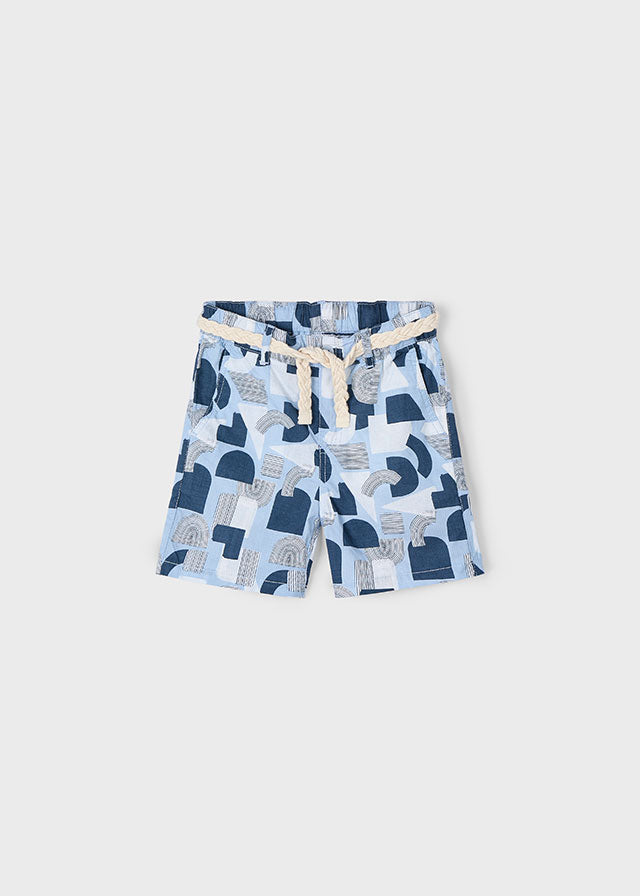 SS25 Mayoral Casual T-Shirt and Printed Shorts Set