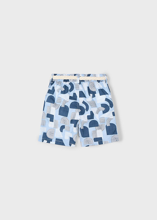 SS25 Mayoral Casual T-Shirt and Printed Shorts Set