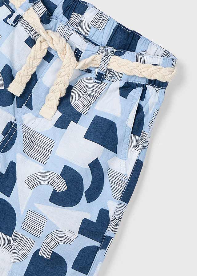 SS25 Mayoral Casual T-Shirt and Printed Shorts Set