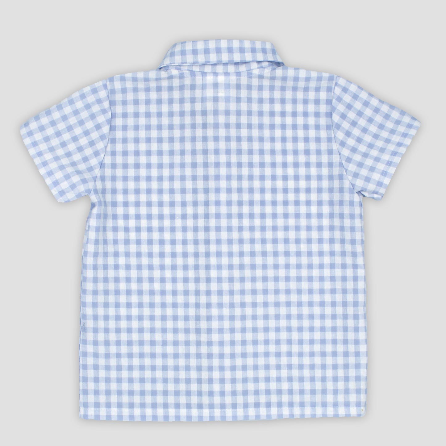 SS25 Rapife Blue Gingham Shirt & Shorts Set