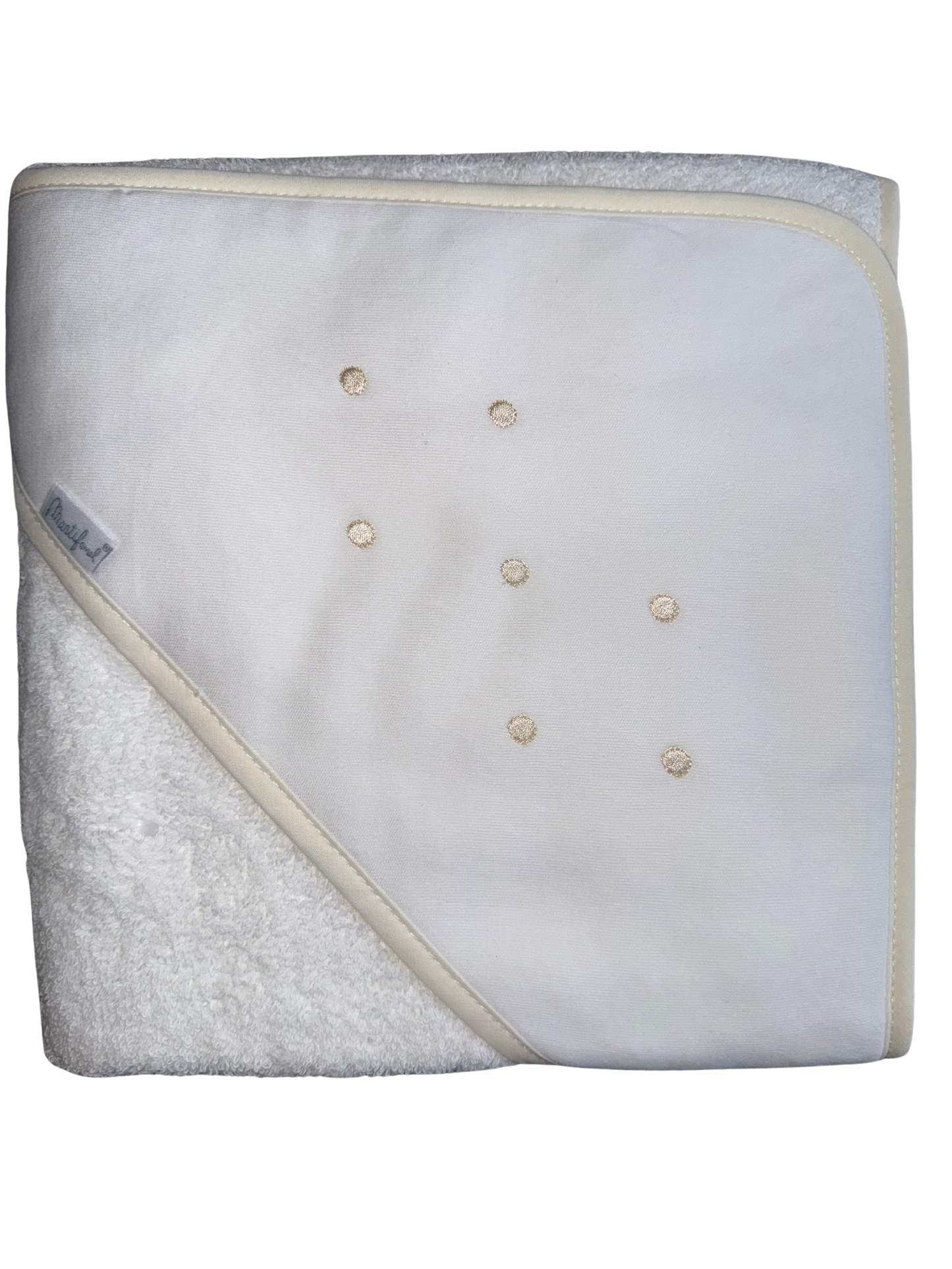 Martifanel Cream Spot Hooded Towel