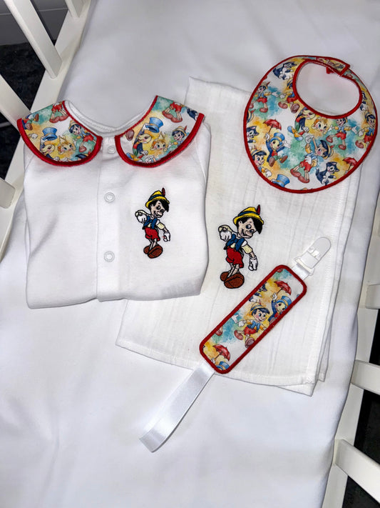 MADE TO ORDER Vintage Pinocchio Collection | Baby Gift Set
