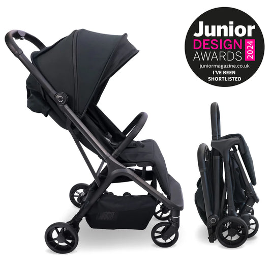 MBX7 Plus Auto Fold Stroller - Black