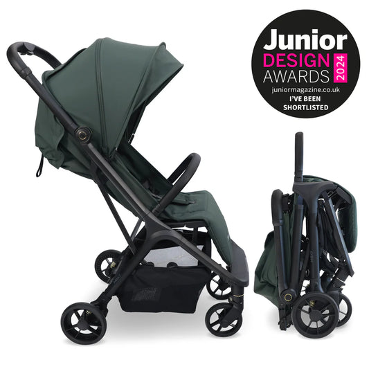 MBX7 Plus Auto Fold Stroller - Forest Green