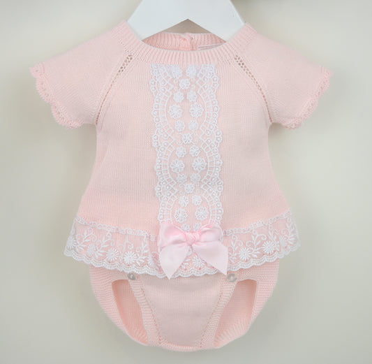 Pex Lara Pink Pants Suit | Newborn to 18-24M