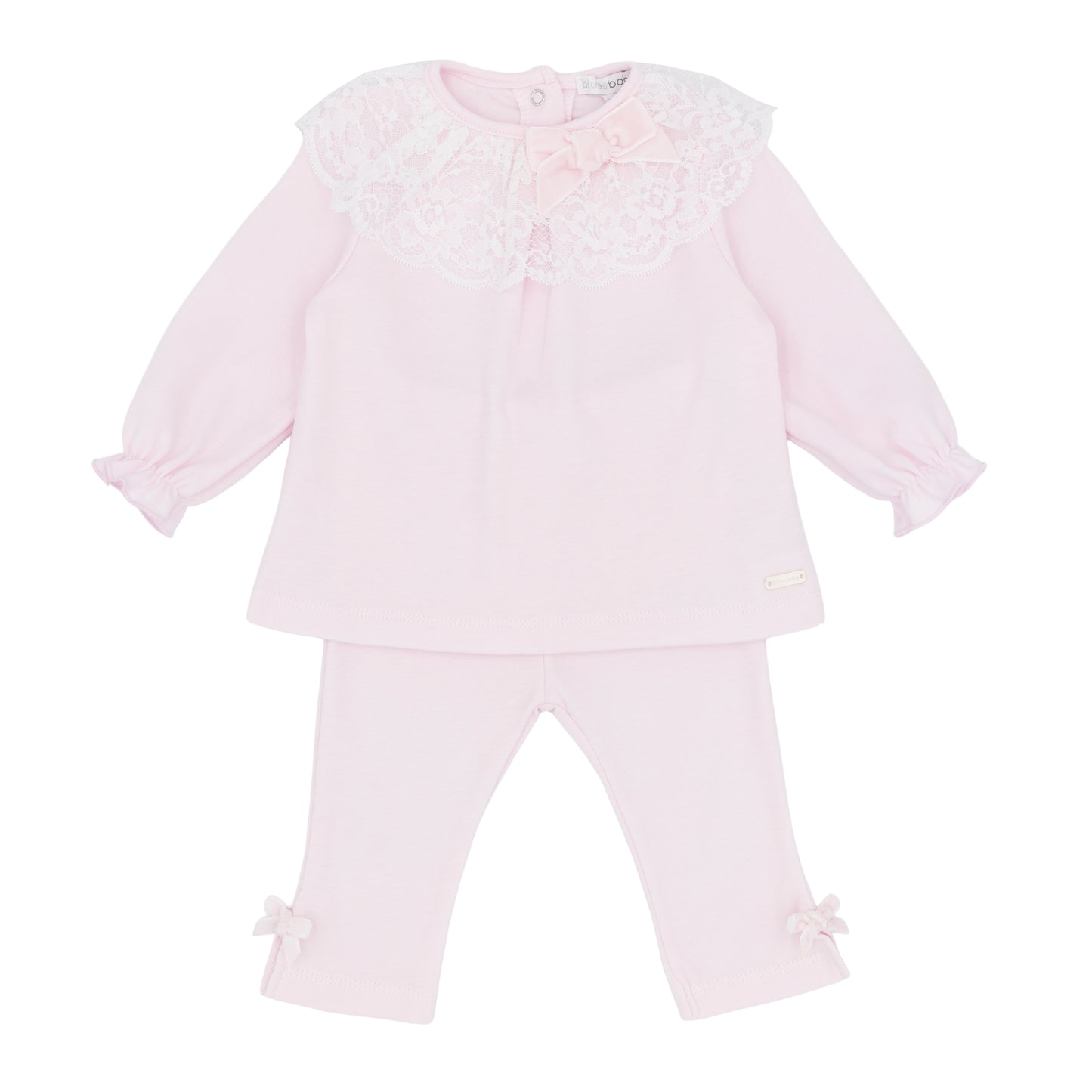 Blues Baby ‘Tivoli’ Girls Pink Top & Legging Set| Soft Pink(12M-4Y)