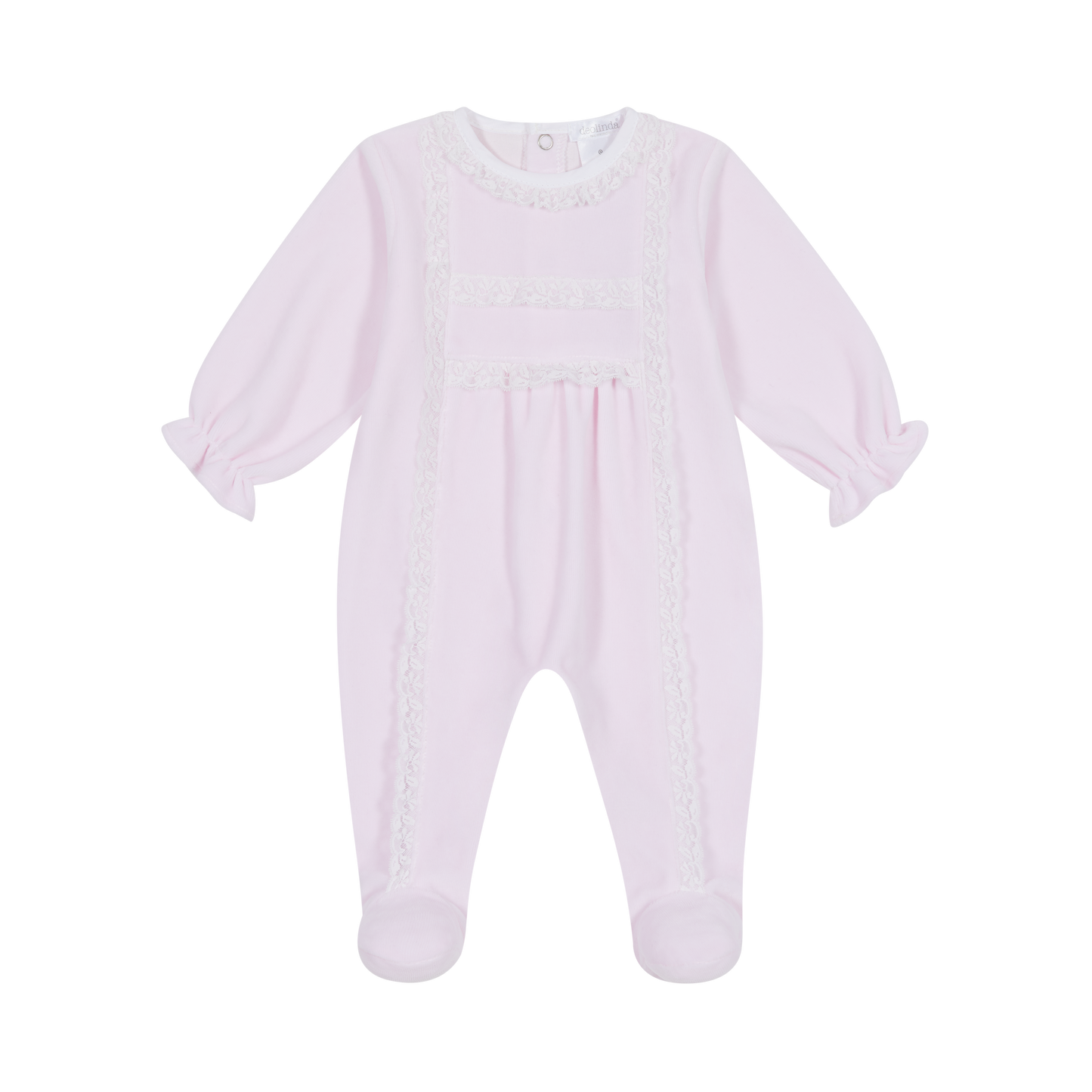 Deolinda 'TAKE ME HOME' Baby Pink Babygrow