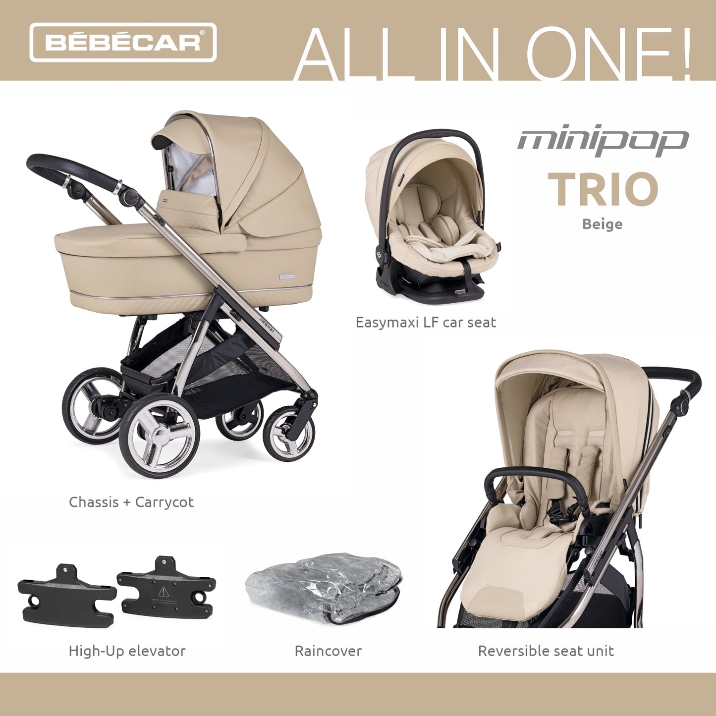 TRIO Minipop Beige - 2-4 Week lead time