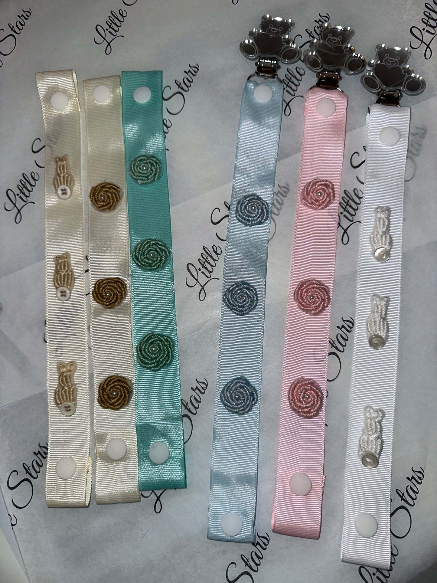 MADE TO ORDER Handmade Crochet Assorted Dummy Clips