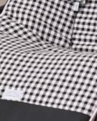 *MADE TO ORDER* Flores & Gingham Fabric Carseat Liner & Hood