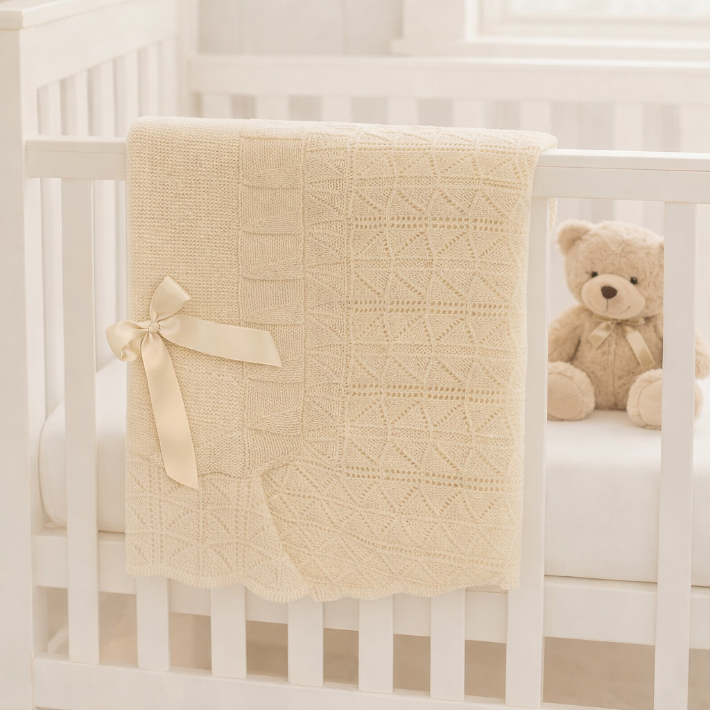 Little Stars Camel Blanket with Bow