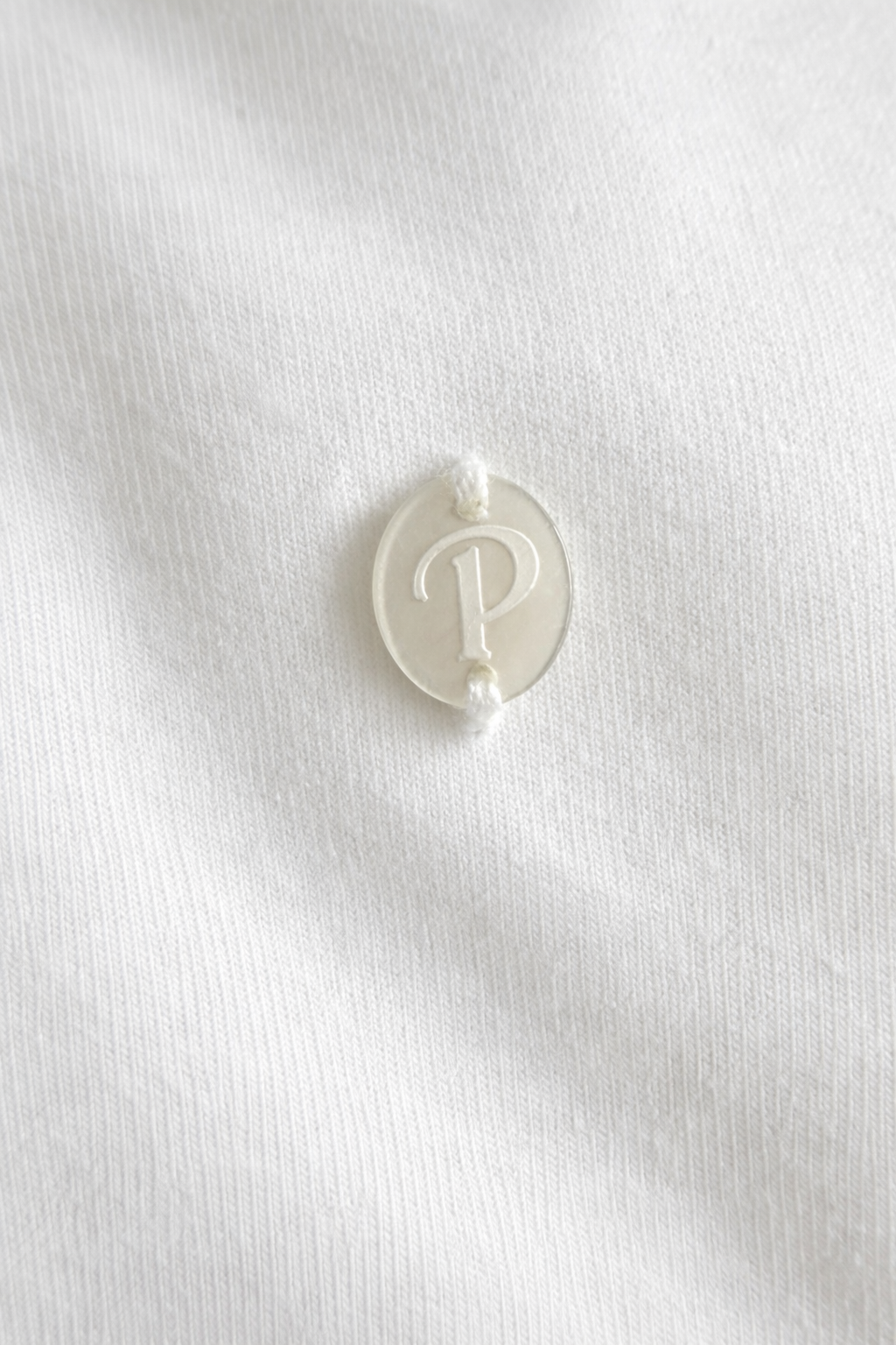 Patachou Emblem Plain White Cotton Babygrow | White Cotton Babygrow With Collar (1-6 Months)