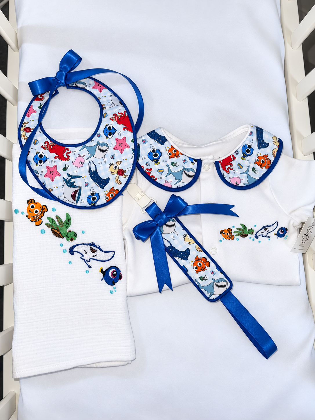 MADE TO ORDER Just Keep Swimming Collection | Baby Gift Set