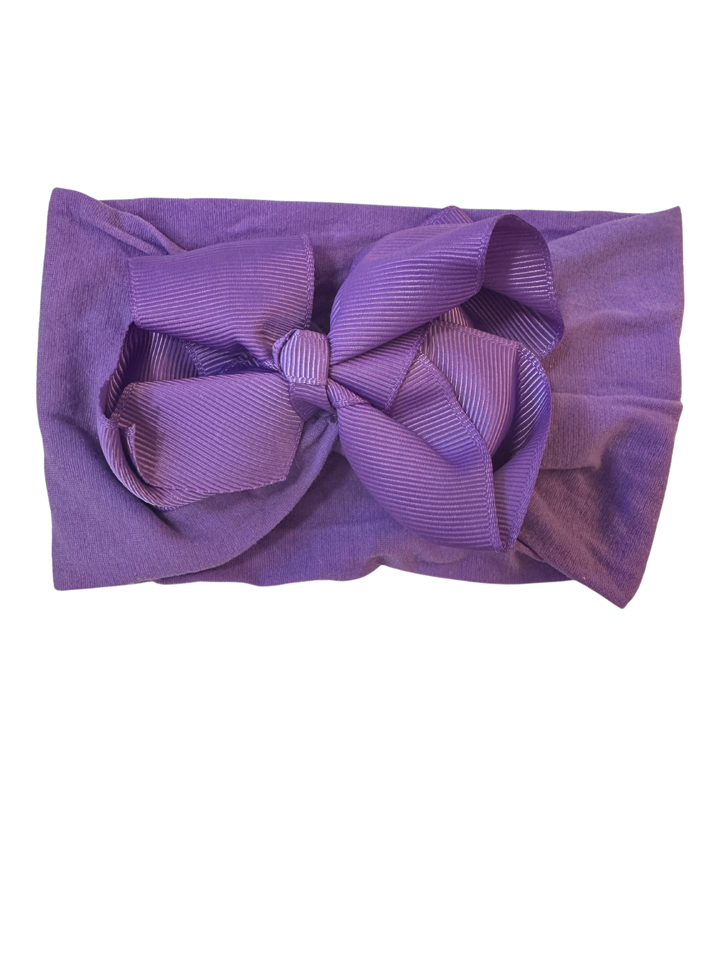 Little Stars ‘Grape’ Large Bow Baby Headband