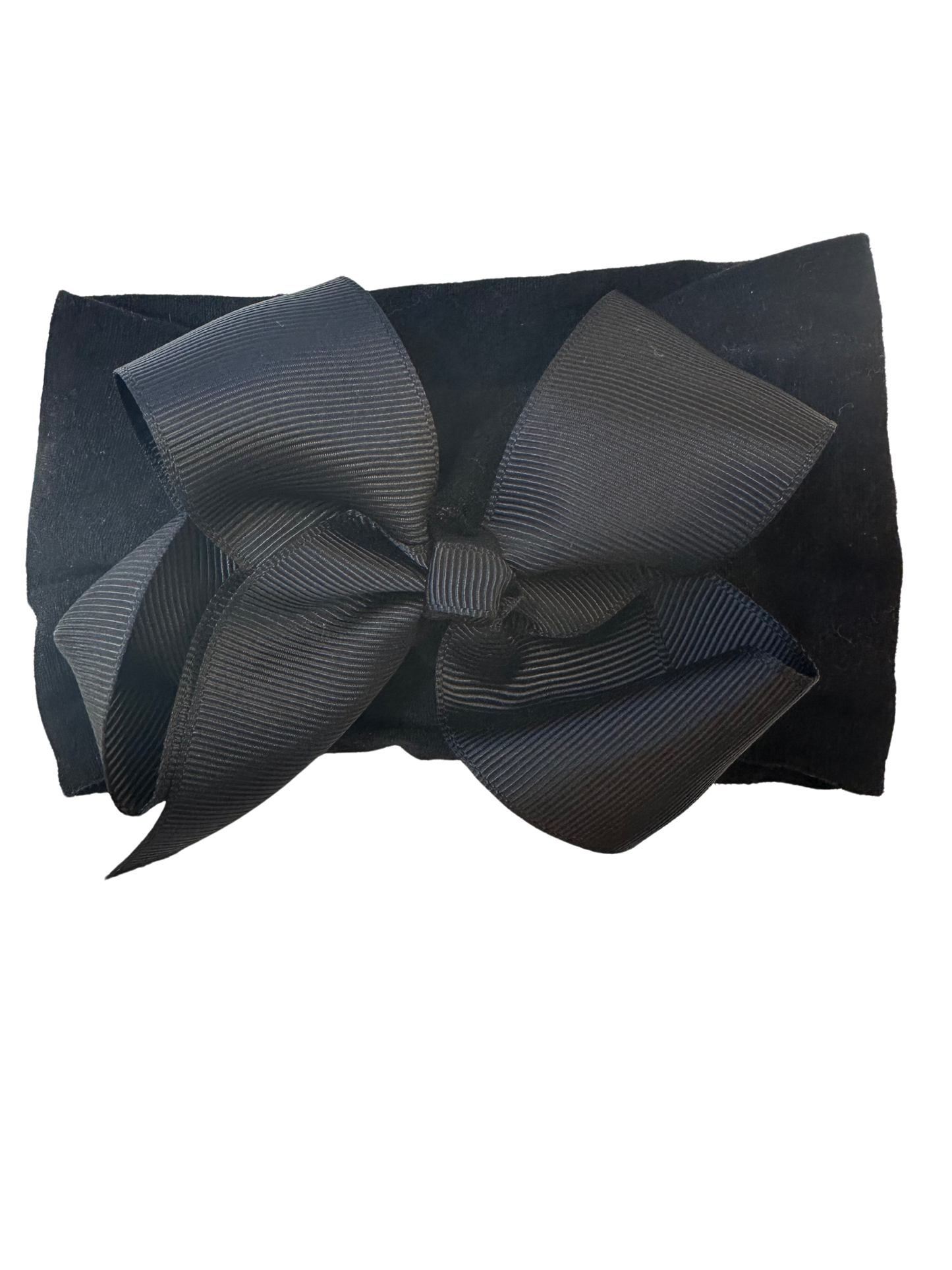 Little Stars ‘Black’ Large Bow Baby Headband