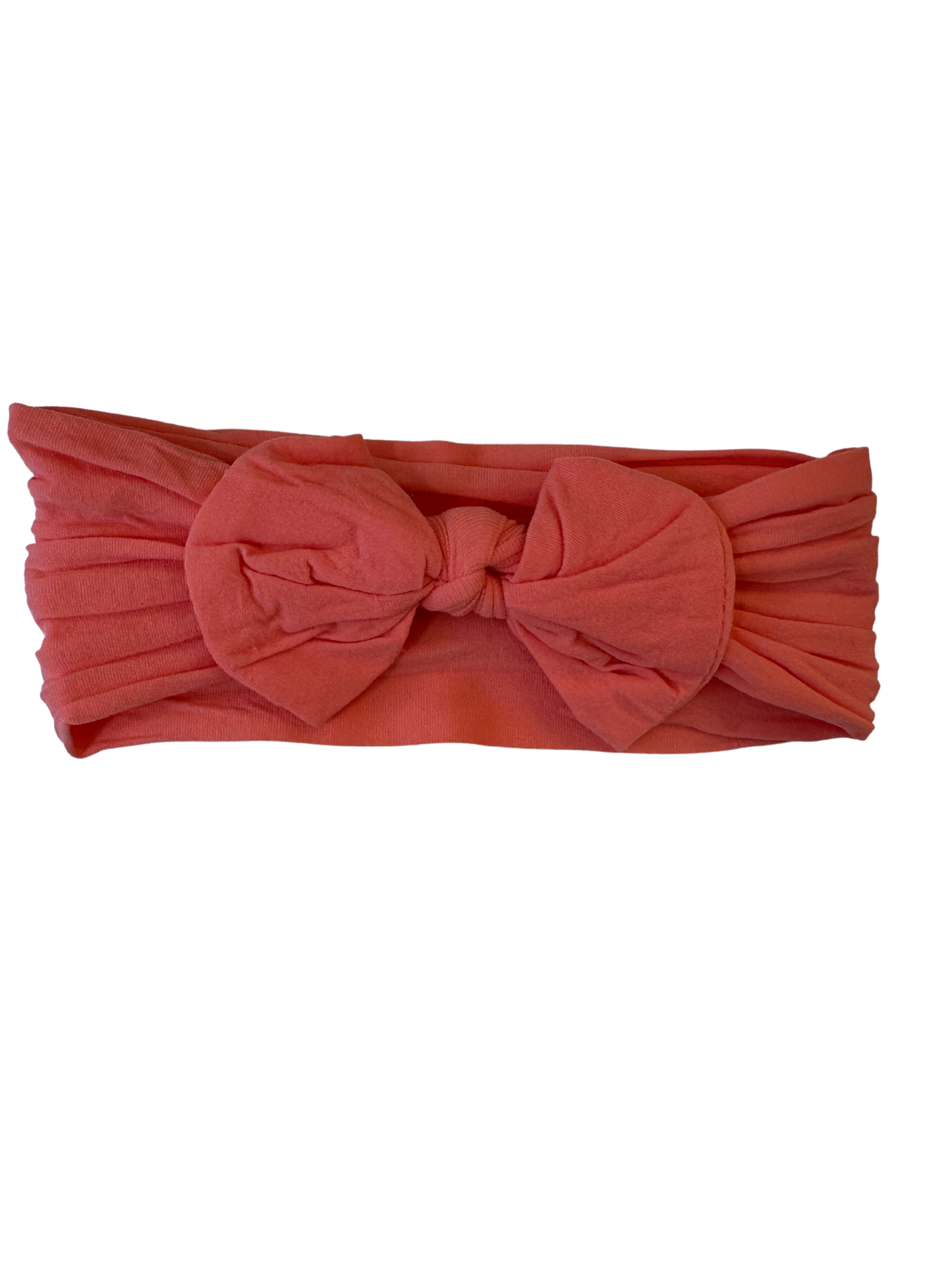 Little Stars ‘Coral’ Small Bow Baby Headband