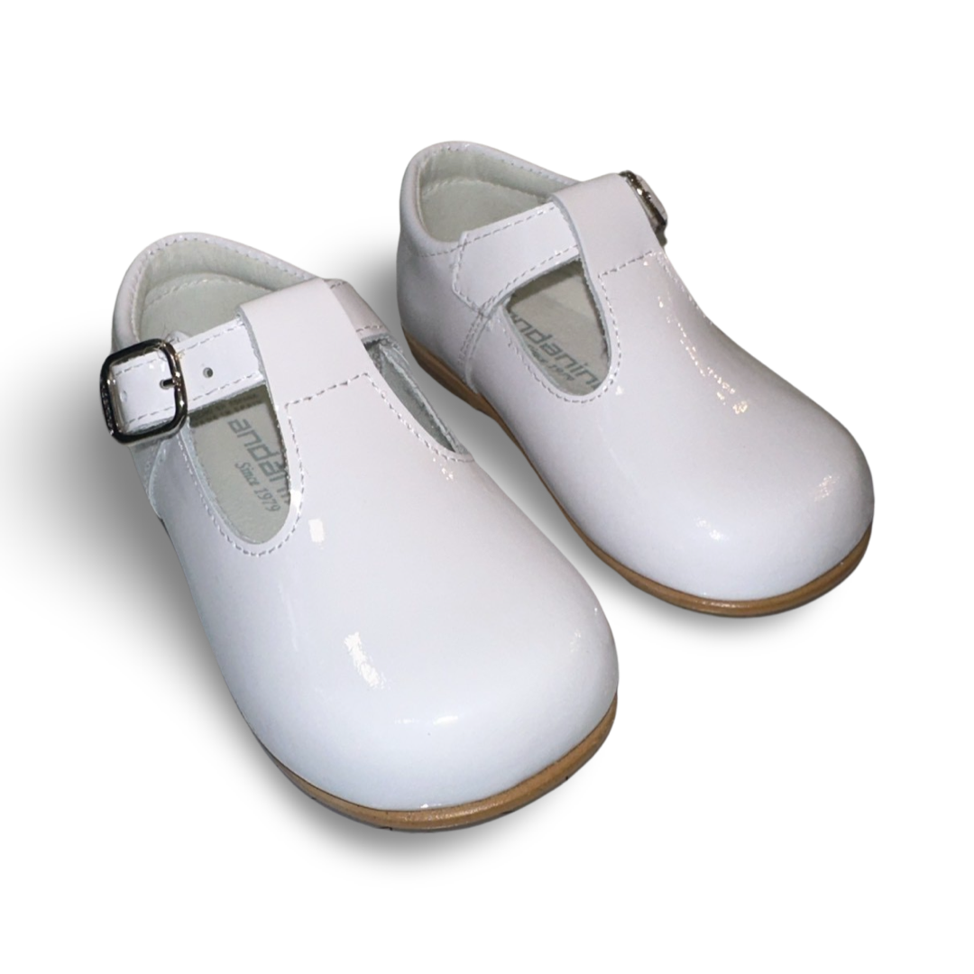 Boys T Bar Shoes Patent