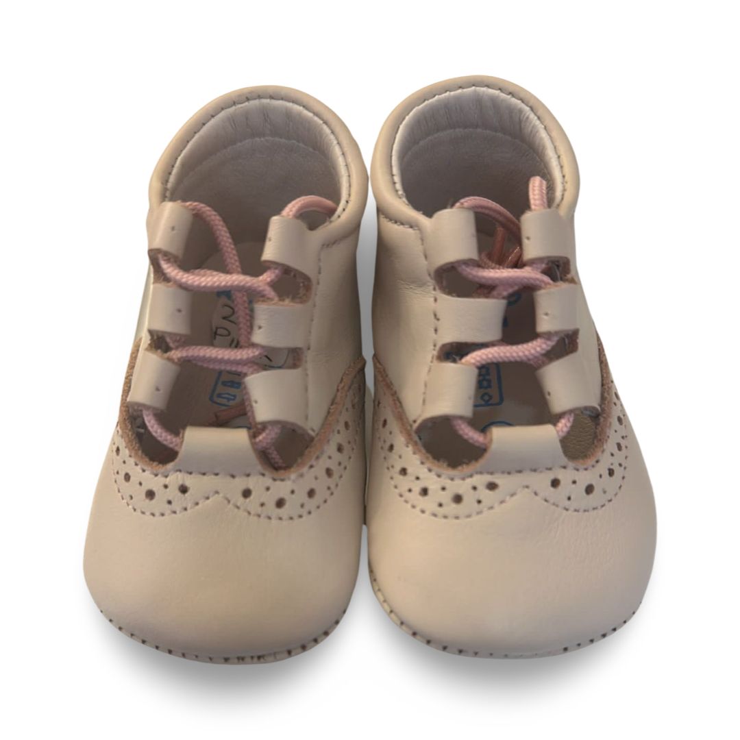 Angelitos Pink Baby Pram Shoes