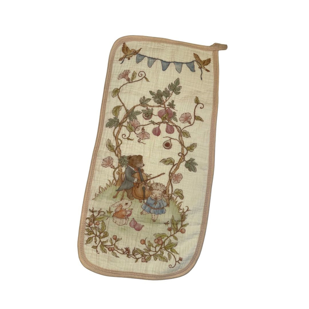 Little Stars ‘Woodland Muscial' Muslin Burp Cloth