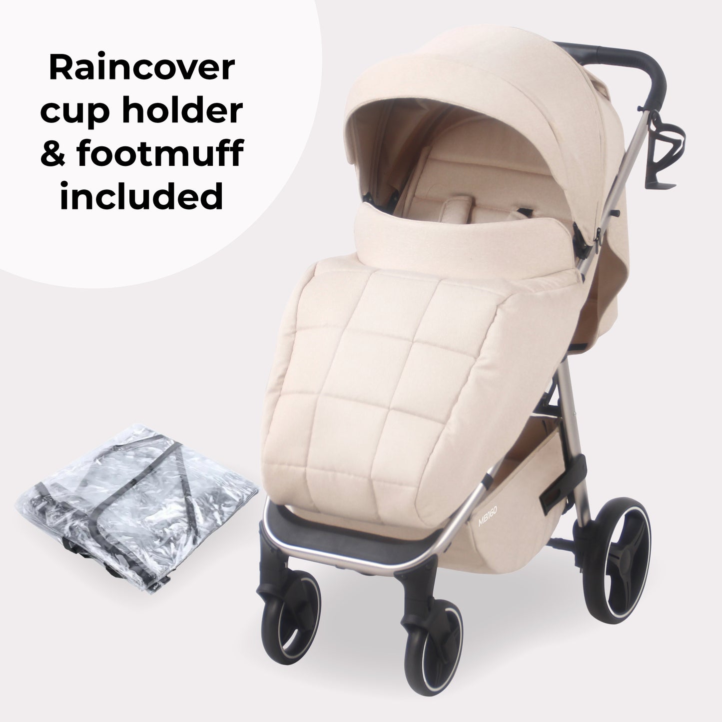MB160 Pushchair - Oatmeal
