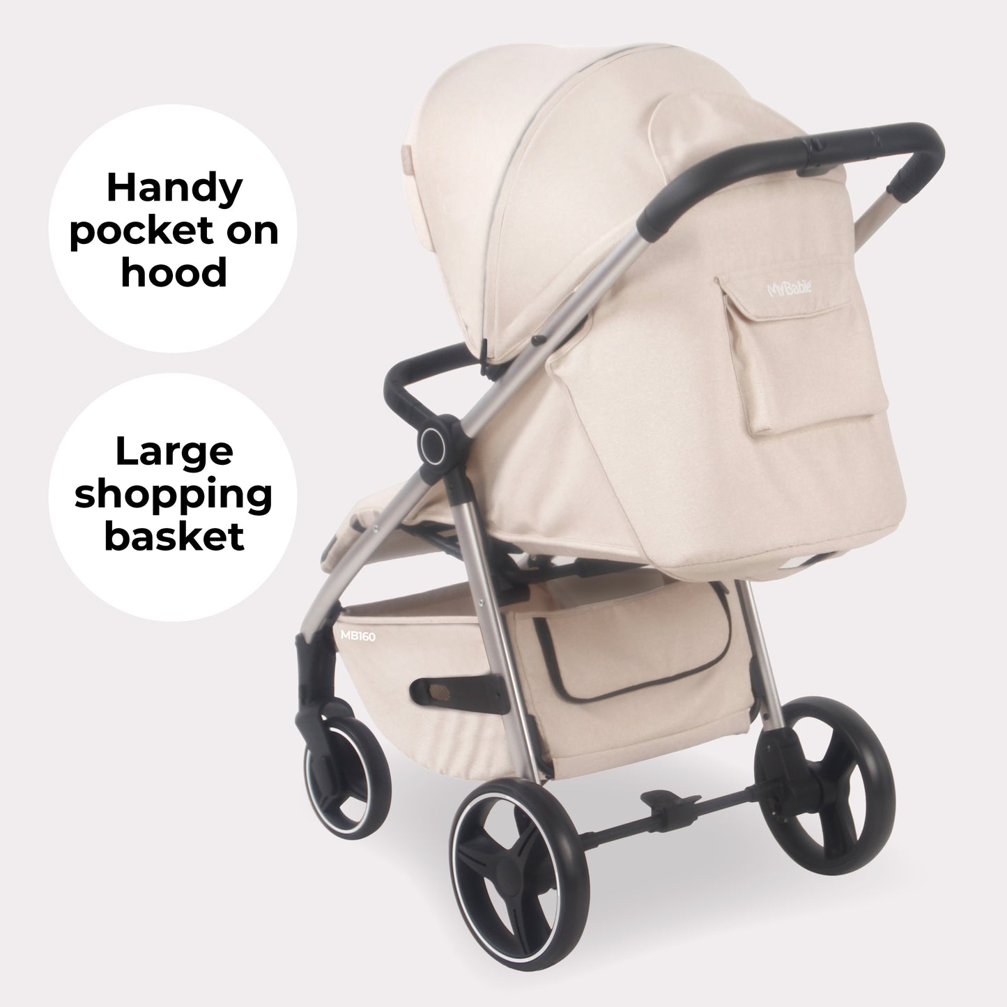 MB160 Pushchair - Oatmeal