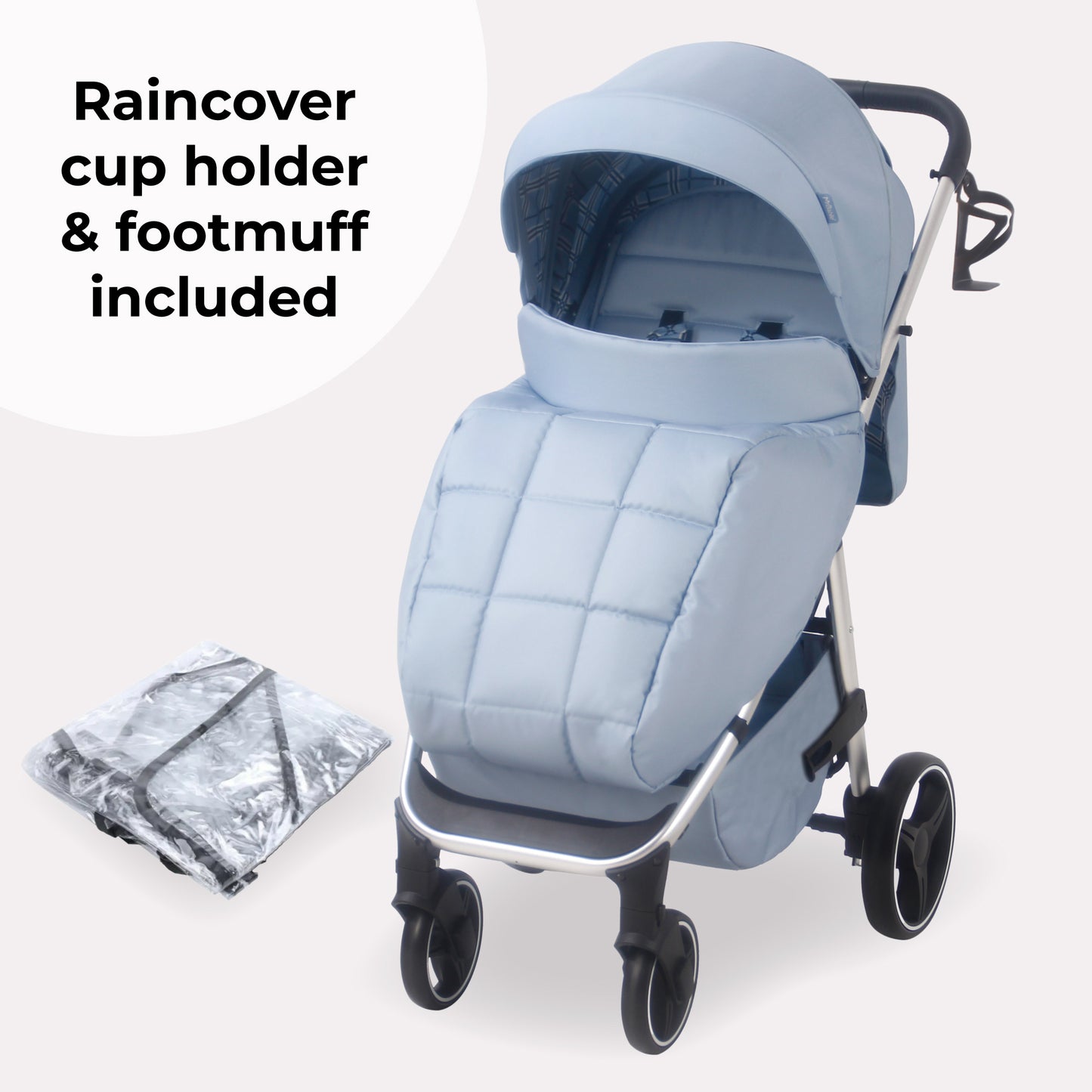 MB160 Pushchair - Blue Plaid