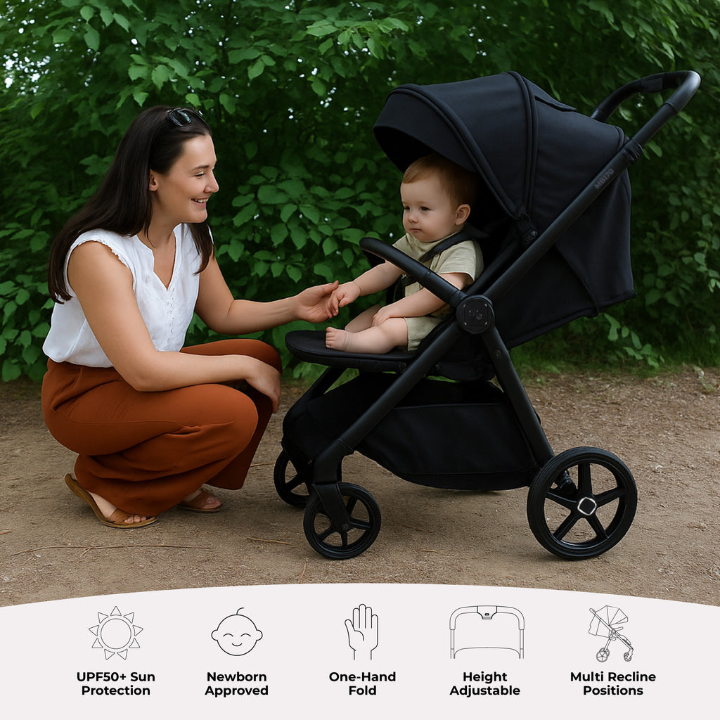 MB170 Plus Pushchair - Black