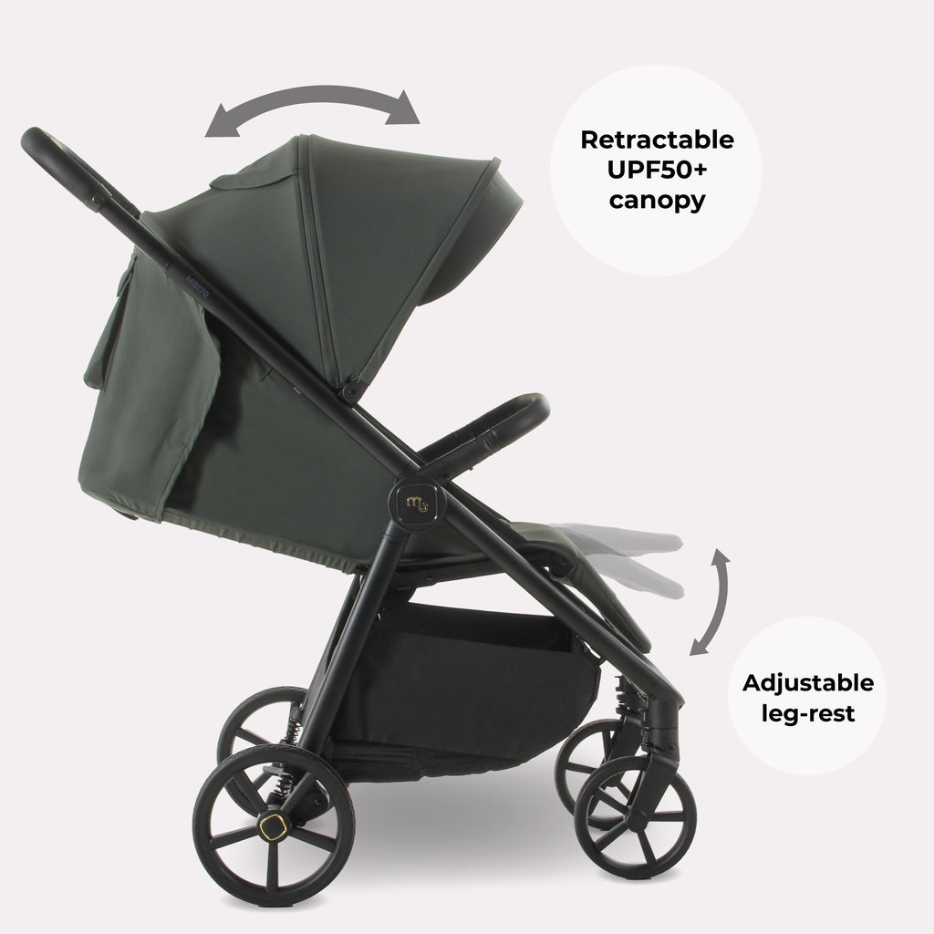 MB170 Plus Pushchair - Forest Green