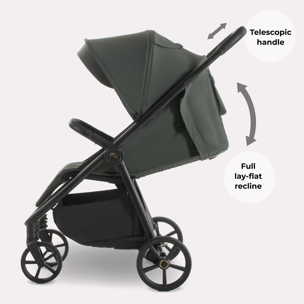 MB170 Plus Pushchair - Forest Green