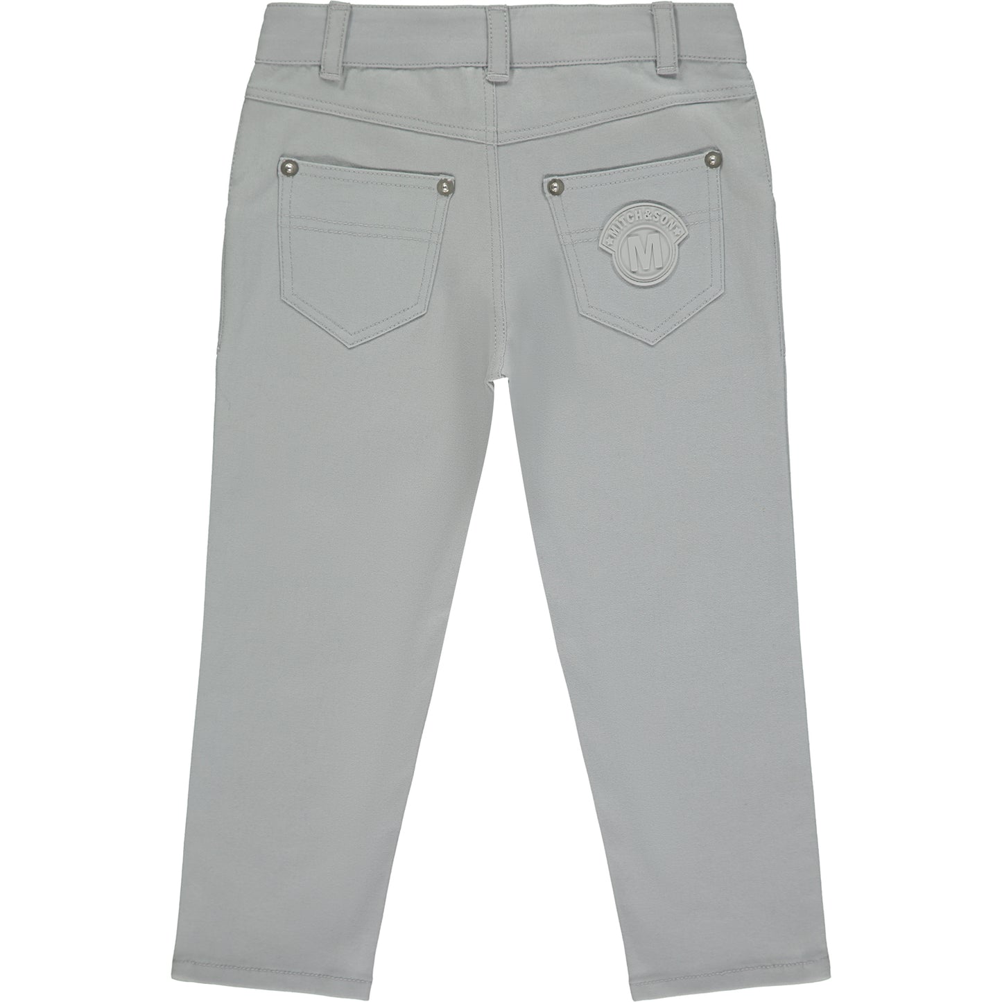 Boys Knitted Polo & Grey Chinos
