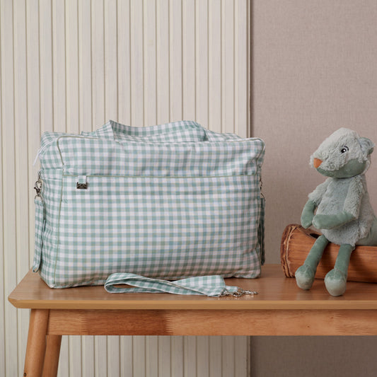 *MADE TO ORDER* Gingham Hospital Bag