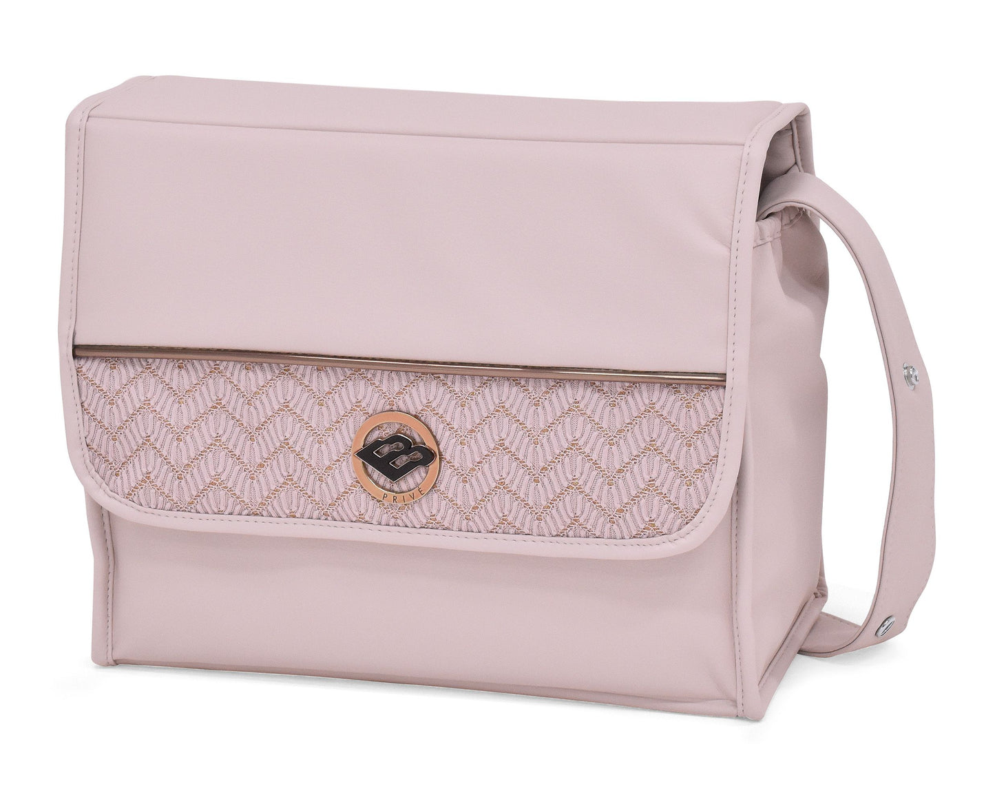 Bebecar Prive Changing Bag Carre - Woven Pink