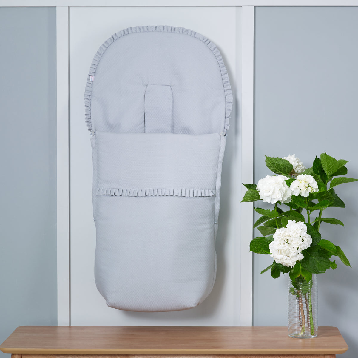 Pique Pram Liner & Footmuff - littlestarschildrenswear