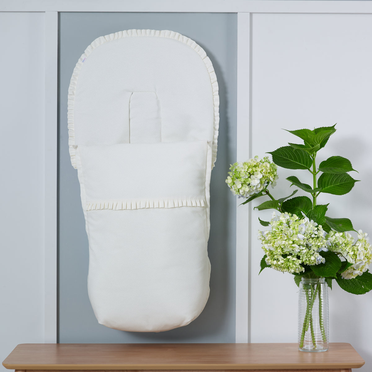 Pique Pram Liner & Footmuff - littlestarschildrenswear