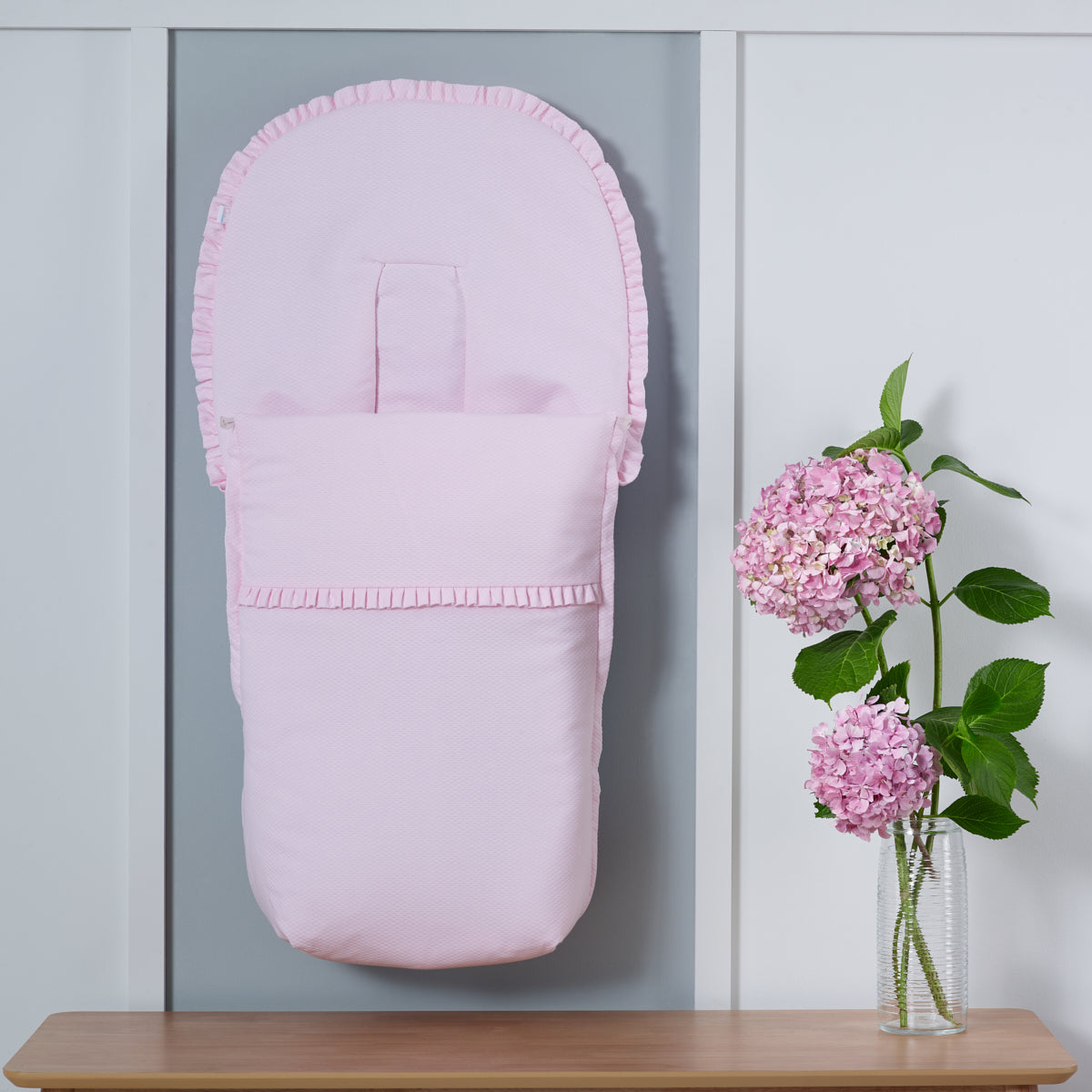 Pique Pram Liner & Footmuff - littlestarschildrenswear