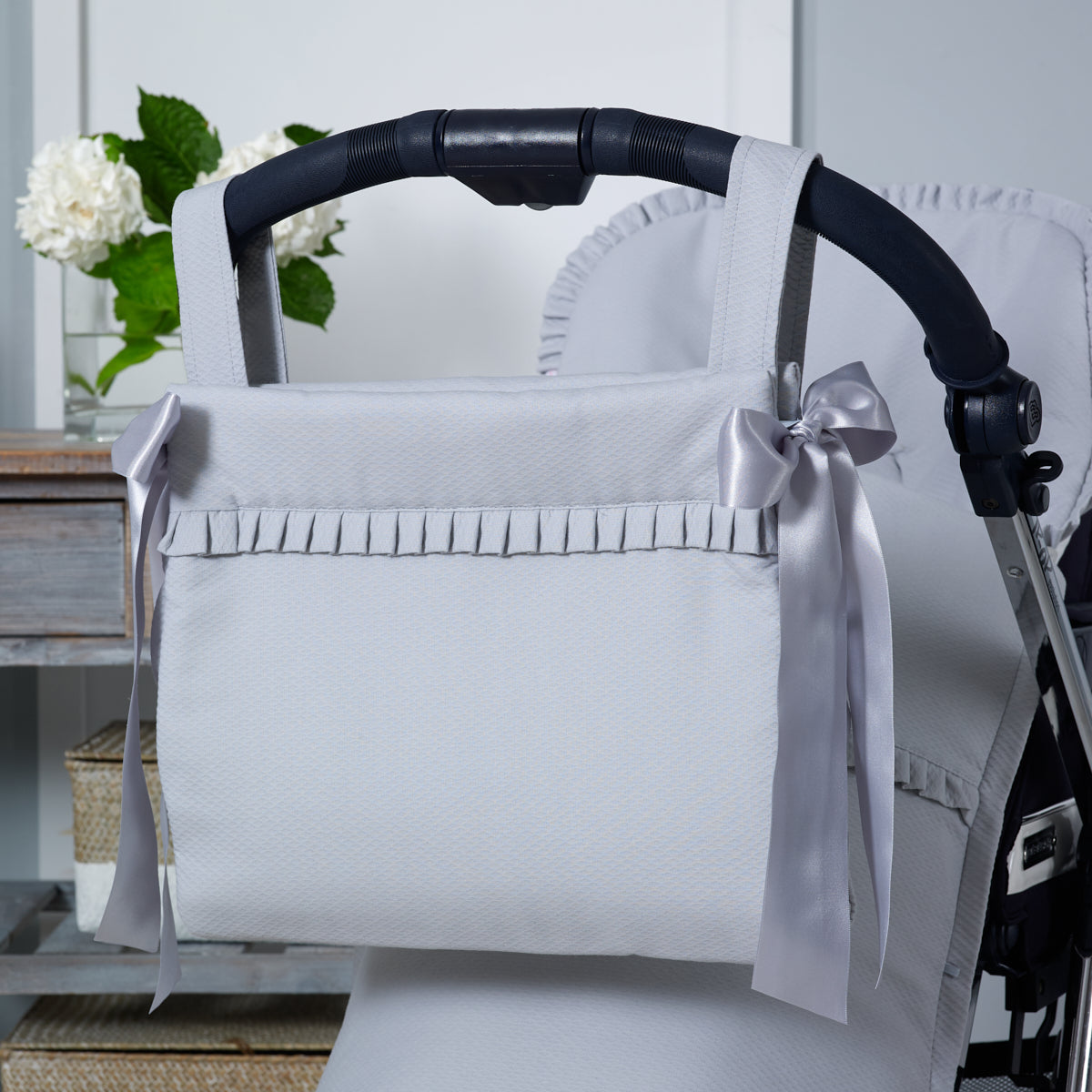 Pique Fabric Pram Bag - littlestarschildrenswear