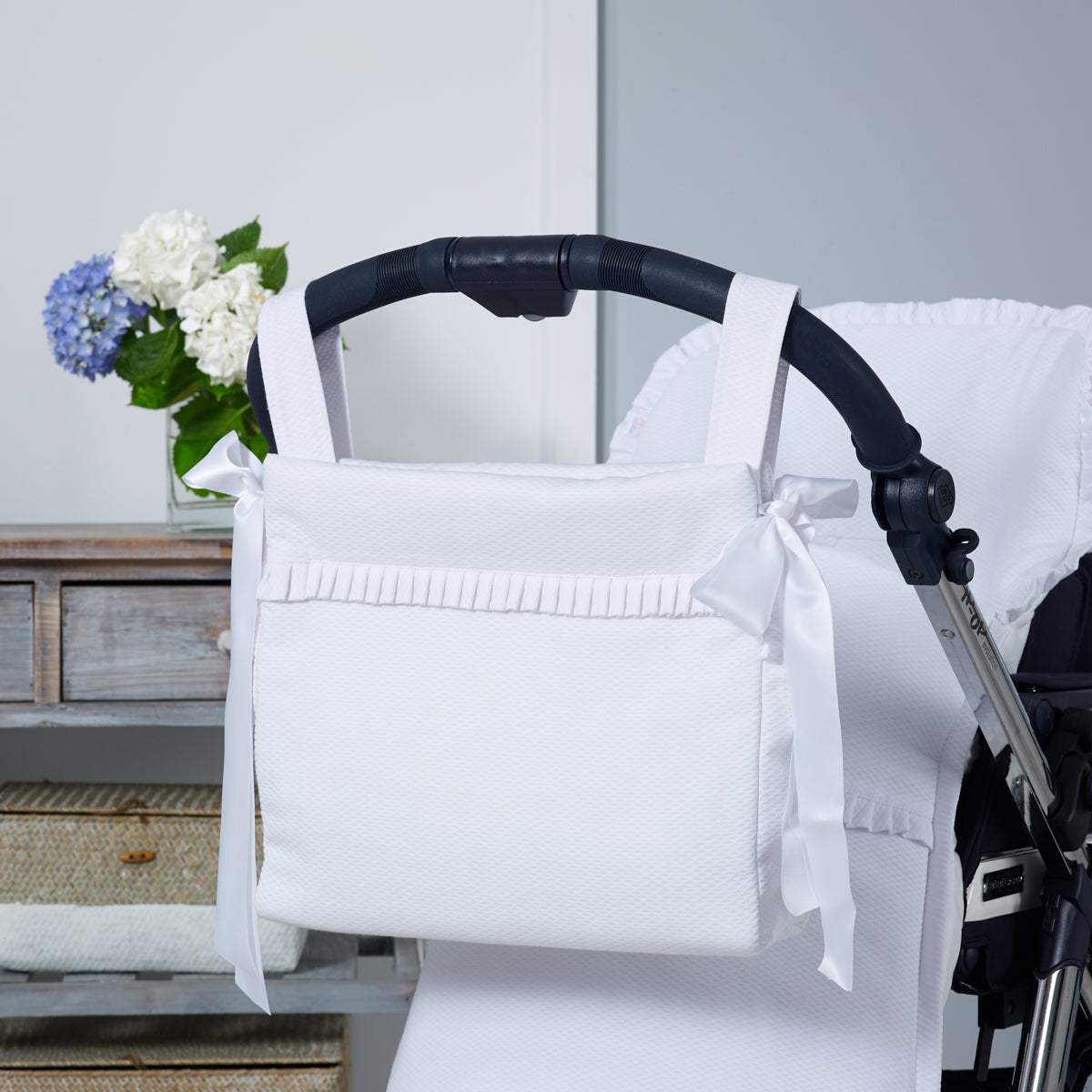 Pique Fabric Pram Bag - littlestarschildrenswear