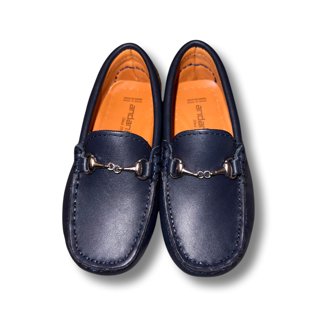 Boys Silver Bar Loafer - littlestarschildrenswear